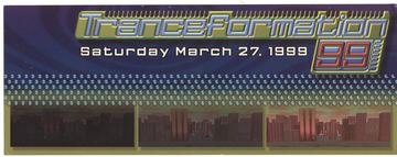 TranceFormation 99 flyer, Tucson, March 27, 1999