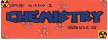 Chemistry flyer, Tucson, May 27, 2001