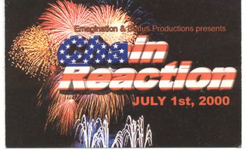Chain Reaction flyer, Tucson, July 1, 2000