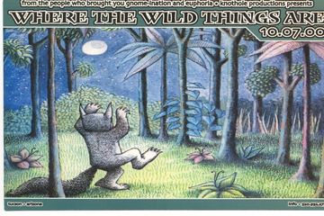 Where the Wild Things Are flyer, Tucson, October 7, 2000