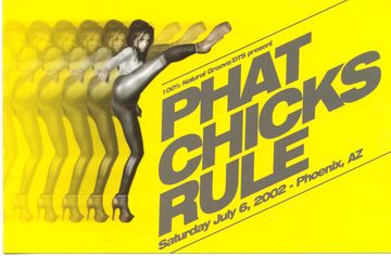 Phat Chicks Rule flyer, Phoenix, July 6, 2002