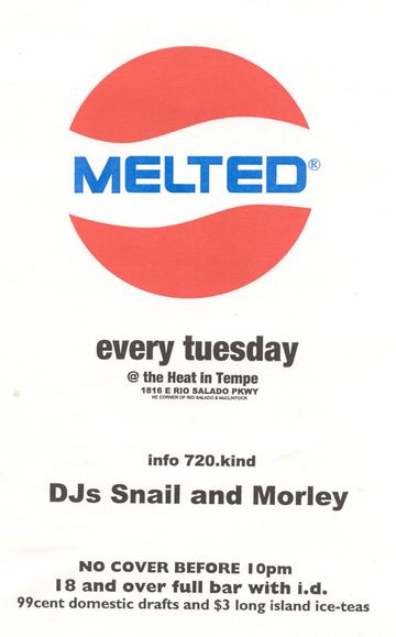 Melted flyer, The Heat, Tempe, Date unknown
