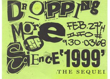 Dropping More Science 1999 The Sequel flyer, Tucson, February 27, 1999