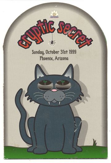 Cryptic Secret flyer, Phoenix, October 31, 1999