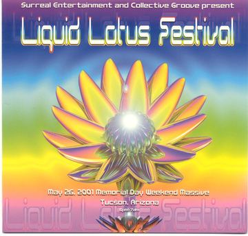 Liquid Lotus Festival flyer, Tucson, May 26, 2001