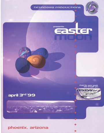 Easter Moon flyer, Phoenix, April 3, 1999
