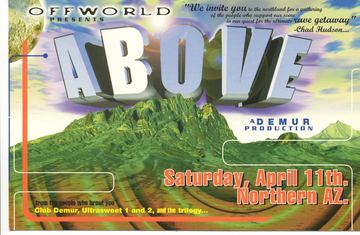 Above flyer, Tucson, April 11, 1998 (best guess)