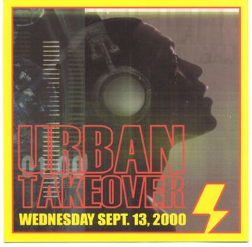 Urban Takeover flyer, Tucson, September 13, 2000