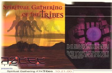 Spiritual Gathering of the Tribes flyer, Tucson, October 21, 2000