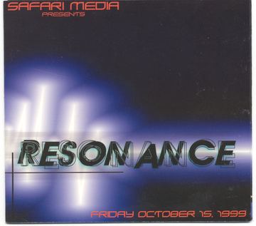 Resonance flyer, Tucson, October 15, 1999