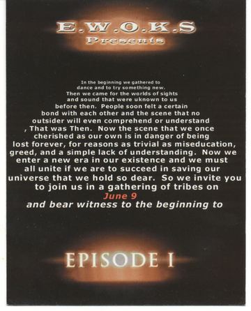 E.W.O.K.S. Presents Episode I flyer, Tucson, June 9, year unknown