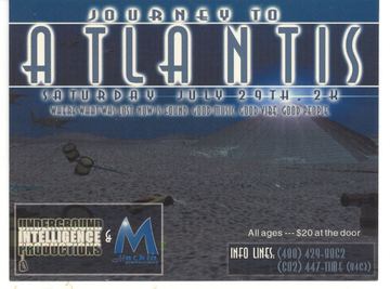 Journey to Atlantis flyer, Tucson, July 29, 2000