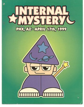INTERNAL MYSTERY flyer, Phoenix, April 17, 1999