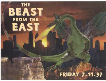 The Beast From The East flyer, Tucson, July 11, 1997