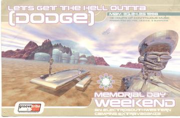 Let's Get The Hell Outta (Dodge) Memorial Day Weekend flyer, Tucson, May 23, 1998