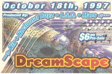 DreamScape flyer, Tucson, October 18, 1997