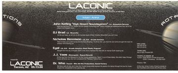 Laconic flyer, Tucson, May 13, 2000