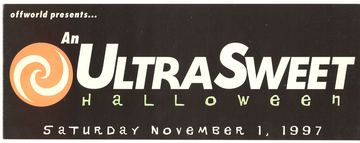 An UltraSweet Halloween flyer, Tucson, November 1, 1997