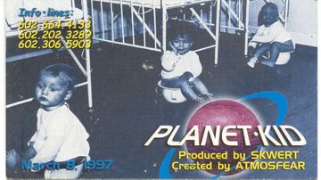 Planet Kid flyer, Tucson, March 8, 1997