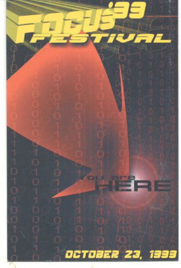 Focus '99 Festival flyer, Tucson, October 23, 1999