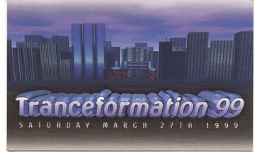 Tranceformation 99 flyer, Tucson, March 27, 1999