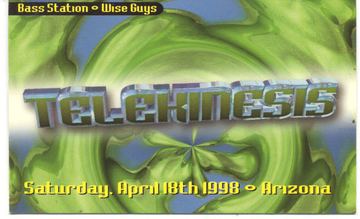Telekinesis flyer, Tucson, April 18, 1998