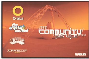 Community Service Tour flyer, Tucson, 1999
