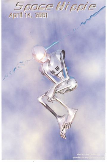 Space Hippie flyer, Tucson, April 14, 2001