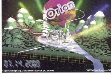 Orion flyer, Tucson, July 14, 2000