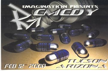 Emagination presents R-EMCDY flyer, Tucson, February 12, 2000