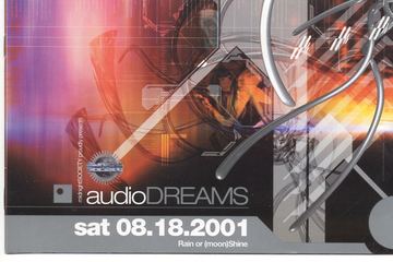 audioDREAMS flyer, Tucson, August 18, 2001