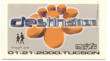 Destination flyer, Tucson, January 21, 2000
