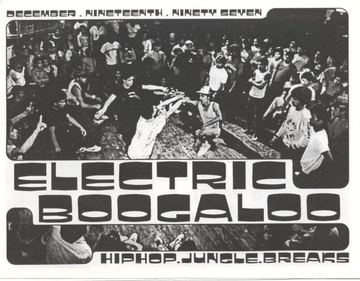 Electric Boogaloo flyer, Tucson, December 19, 1997