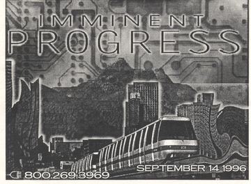 Imminent Progress flyer, Tucson, September 14, 1996