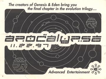 Apocalypse flyer, Tucson, November 22, 1997