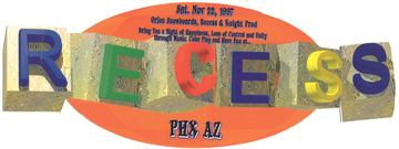 Recess flyer, Phoenix, November 22, 1997