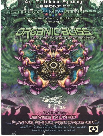 Organic Bliss flyer, Tucson, May 8, 1999