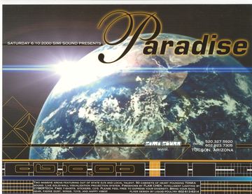 Paradise flyer, Tucson, June 10, 2000