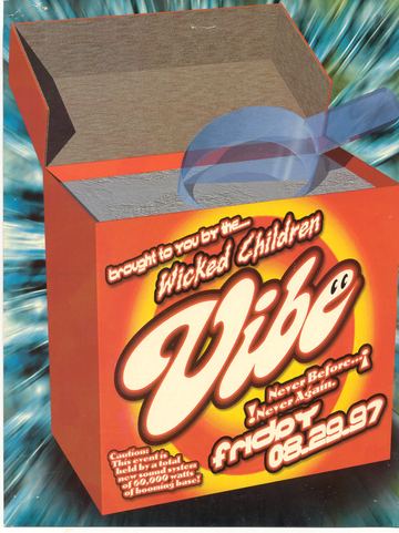 Vibe flyer, Tucson, August 29, 1997
