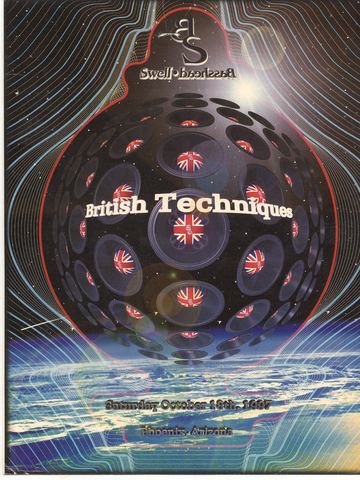 British Techniques flyer, Phoenix, October 16, 1999