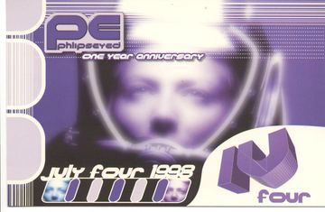 One Year Anniversary flyer, Tucson, July 4, 1998