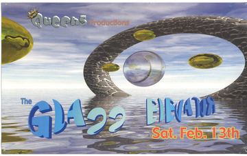 The Glass Elevator flyer, Queens Productions, Tucson, February 13, 1999