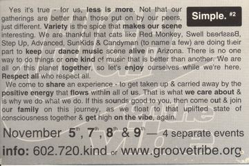 Simple #2 flyer, Arizona, November, year unknown