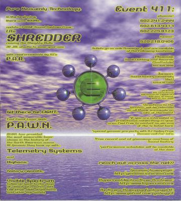 Event 411 flyer, Arizona, November 1, year unknown