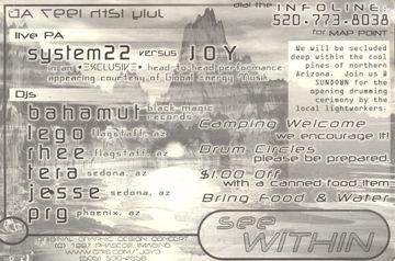 See Within flyer, Arizona, July 1997