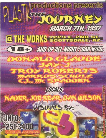 The Journey flyer, The Works, 7223 E. 2nd St., Scottsdale, March 7, 1997