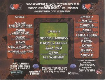 Remedy flyer, Arizona, February 12, 2000