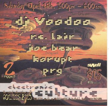 Electronic Culture flyer, Arizona, April 26, 1997 (best guess)