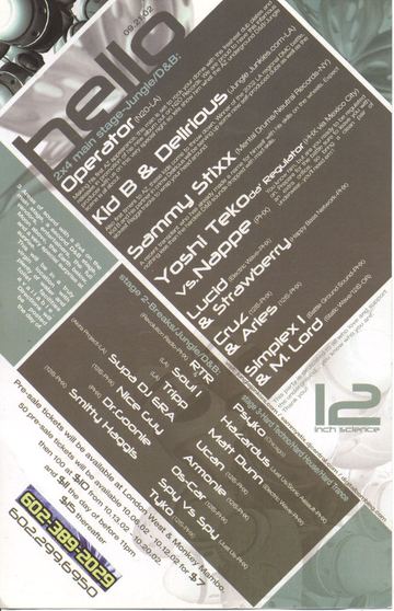 hello flyer, Arizona, September 2002