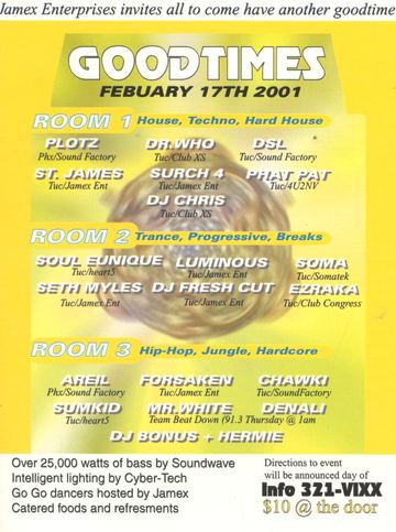 Goodtimes flyer, Arizona, February 17, 2001